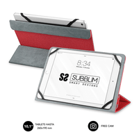 Miniatura 1 de FUNDA STAND 10,1´´  FREECAM CASE SUBBLIM RED