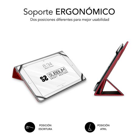 FUNDA STAND 10,1´´ FREECAM CASE SUBBLIM RED - Imagen 4 de 6 FUNDA STAND 10,1´´ FREECAM CASE SUBBLIM RED - Imagen 4 de 6