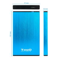 Miniatura 6 de CAJA HDD TOOQ TQE-2527BL 2.5´´ SATA USB3.0/3.1 9,5MM GEN1 AZUL