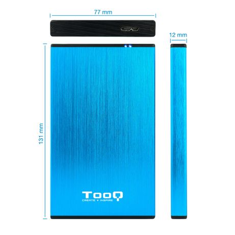 CAJA HDD TOOQ TQE-2527BL 2.5´´ SATA USB3.0/3.1 9,5MM GEN1 AZUL - Imagen 6 de 9 CAJA HDD TOOQ TQE-2527BL 2.5´´ SATA USB3.0/3.1 9,5MM GEN1 AZUL - Imagen 6 de 9