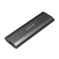 Miniatura 1 de AISENS ASM2-015GR caja para disco duro externo Caja externa para unidad de estado sólido (SSD) Gris M.2