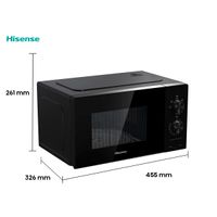 Miniatura 10 de HORNO MICROONDAS SIN GRILL HISENSE H20MOBP1 20 LITROS NEGRO