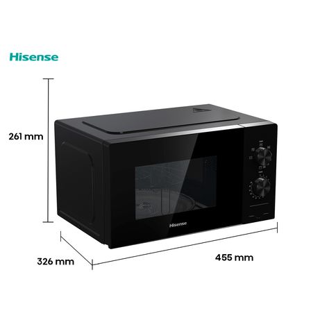 HORNO MICROONDAS SIN GRILL HISENSE H20MOBP1 20 LITROS NEGRO - Imagen 10 de 10 HORNO MICROONDAS SIN GRILL HISENSE H20MOBP1 20 LITROS NEGRO - Imagen 10 de 10