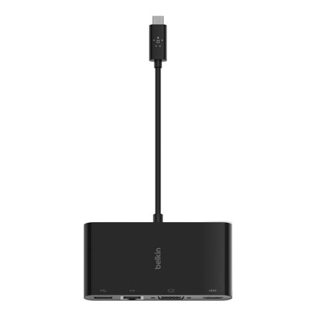 ADAPTADOR MULTIMEDIA BELKIN AVC005BTBK USB-C A USB-A 3.0 , ETHERNET, VGA Y HDMI (4K) COLOR NEGRO - Imagen 3 de 7 ADAPTADOR MULTIMEDIA BELKIN AVC005BTBK USB-C A USB-A 3.0 , ETHERNET, VGA Y HDMI (4K) COLOR NEGRO - Imagen 3 de 7