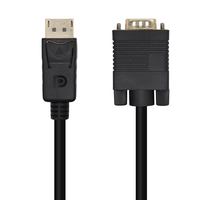 Miniatura 1 de AISENS Cable Conversor DisplayPort A VGA, DP/M-VGA/M, Negro, 3.0m
