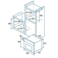Miniatura 3 de HORNO CATA SES 7104 X /C CONVENCIONAL INOX
