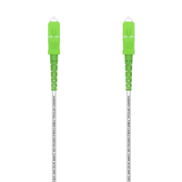 Miniatura 1 de AISENS Cable Fibra Óptica Latiguillo G657A2 3.0 9/125 SMF Simplex CPR DCA LSZH, SC/APC-SC/APC, Blanco, 150 m
