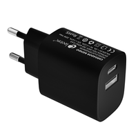 Miniatura 1 de LEOTEC CARGADOR 20W CARGA RAPIDA 1 USB TIPO-C PD 1 USB-A NEGRO