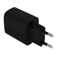 Miniatura 5 de LEOTEC CARGADOR 20W CARGA RAPIDA 1 USB TIPO-C PD 1 USB-A NEGRO
