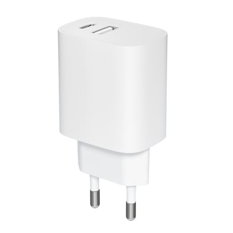 LEOTEC CARGADOR 20W CARGA RAPIDA 1 USB TIPO-C PD 1 USB-A BLANCO - Imagen 4 de 6 LEOTEC CARGADOR 20W CARGA RAPIDA 1 USB TIPO-C PD 1 USB-A BLANCO - Imagen 4 de 6