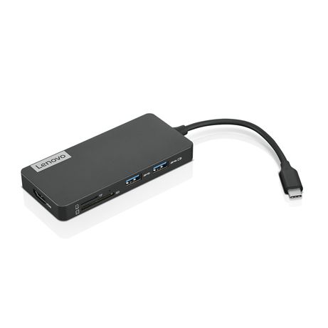 DOCKING LENOVO USB-C TRAVEL HUB 7-IN-1 HDMI 4K+SD/TF READER+3xUSB+USB-C Pass-through (UNIVERSAL PA - Imagen 3 de 5 DOCKING LENOVO USB-C TRAVEL HUB 7-IN-1 HDMI 4K+SD/TF READER+3xUSB+USB-C Pass-through (UNIVERSAL PA - Imagen 3 de 5