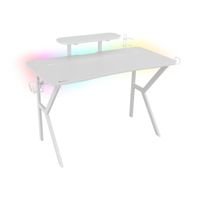 Miniatura 3 de MESA GAMING GENESIS HOLM 320 RGB BLANCA CARBONO
