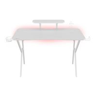 Miniatura 4 de MESA GAMING GENESIS HOLM 320 RGB BLANCA CARBONO
