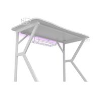 Miniatura 9 de MESA GAMING GENESIS HOLM 320 RGB BLANCA CARBONO