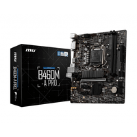 Miniatura 1 de PLACA INTEL CORE i3/i5/i7/i9 MSI B460M-A PRO SK1200 DDR4 PCX3.0 MATX HDMI DVI