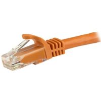 Miniatura 3 de 1M CAT6 ORANGE SNAGLESS GIGABIT ETHERNET RJ45 CABLE MALE TO MA LE