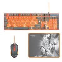 Miniatura 2 de PACK GAMING DRAGON BALL SUPER | TECLADO + RATON + ALFOMBRILLA