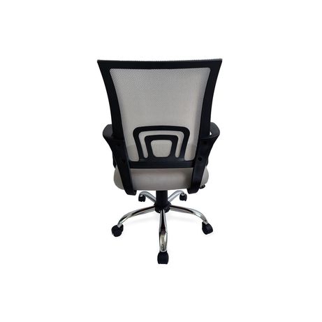 SILLA DE OFICINA EQUIP DE MALLA COLOR GRIS CLARO RECUBRIMIENTO PU DE ALTA CALIDAD DISE??O ERGONOMI - Imagen 3 de 6 SILLA DE OFICINA EQUIP DE MALLA COLOR GRIS CLARO RECUBRIMIENTO PU DE ALTA CALIDAD DISE??O ERGONOMI - Imagen 3 de 6