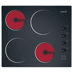 VITROCERAMICA INDEPENDIENTE RADIANTES CATA 604 HVI /D 4 ZONAS COCCION ANCHO 60 CM