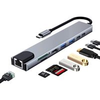 Miniatura 3 de EWENT DOCKING MULTIPUERTO USB-C, 8 en 1, HDMI 4K