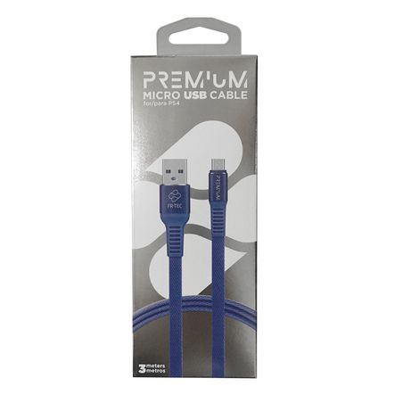 CABLE MICRO USB FR-TEC PARA PS4 PREMIUM | 3M - Imagen 2 de 4 CABLE MICRO USB FR-TEC PARA PS4 PREMIUM | 3M - Imagen 2 de 4