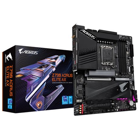 GIGABYTE Intel Z790 AORUS ELITE AX Placa base - Soporta CPUs Intel Core de 14ª generación, 16*+2+1 fases de VRM digital, hasta 7600MHz DDR5 (OC), 4xP - Imagen 2 de 7 GIGABYTE Intel Z790 AORUS ELITE AX Placa base - Soporta CPUs Intel Core de 14ª generación, 16*+2+1 fases de VRM digital, hasta 7600MHz DDR5 (OC), 4xP - Imagen 2 de 7