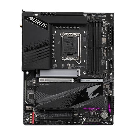 GIGABYTE Intel Z790 AORUS ELITE AX Placa base - Soporta CPUs Intel Core de 14ª generación, 16*+2+1 fases de VRM digital, hasta 7600MHz DDR5 (OC), 4xP - Imagen 3 de 7 GIGABYTE Intel Z790 AORUS ELITE AX Placa base - Soporta CPUs Intel Core de 14ª generación, 16*+2+1 fases de VRM digital, hasta 7600MHz DDR5 (OC), 4xP - Imagen 3 de 7