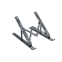 Miniatura 1 de Tooq Soporte elevador plegable portátiles Gris
