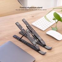 Miniatura 7 de Tooq Soporte elevador plegable portátiles Gris