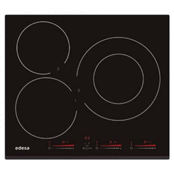 VITROCERAMICA INDUCCION EDESA EIM-6330 B/A 3 ZONAS COCCION ANCHO 59 CM