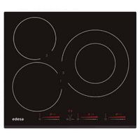Miniatura 2 de VITROCERAMICA INDUCCION EDESA EIM-6330 B/A 3 ZONAS COCCION ANCHO 59 CM