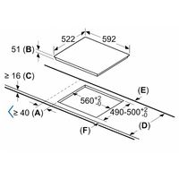 Miniatura 6 de VITROCERAMICA INDUCCION BOSCH PID61RBB5E 3 ZONAS COCCION ANCHO 60 CM