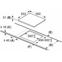Miniatura 6 de VITROCERAMICA INDUCCION BOSCH PID631BB5E 3 ZONAS COCCION ANCHO 60 CM