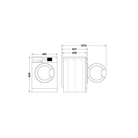 LAVADORA CARGA FRONTAL WHIRLPOOL FFS8258W SP 8 KG 1200 RPM B BLANCO - Imagen 14 de 14 LAVADORA CARGA FRONTAL WHIRLPOOL FFS8258W SP 8 KG 1200 RPM B BLANCO - Imagen 14 de 14