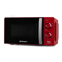 HORNO MICROONDAS SIN GRILL ORBEGOZO MI2121 20 LITROS ROJO