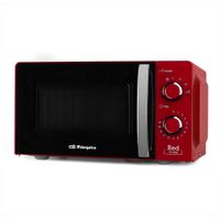 Miniatura 2 de HORNO MICROONDAS SIN GRILL ORBEGOZO MI2121 20 LITROS ROJO