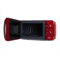 Miniatura 4 de HORNO MICROONDAS SIN GRILL ORBEGOZO MI2121 20 LITROS ROJO
