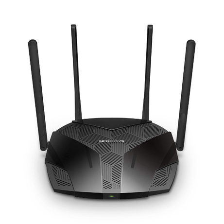 ROUTER WIFI 6 DUALBAND MERCUSYS MR80X WIFI 6 AX3000 4P GIGABIT 4 ANTENAS DE ALTA GANANCIA - Imagen 1 de 6 ROUTER WIFI 6 DUALBAND MERCUSYS MR80X WIFI 6 AX3000 4P GIGABIT 4 ANTENAS DE ALTA GANANCIA - Imagen 1 de 6