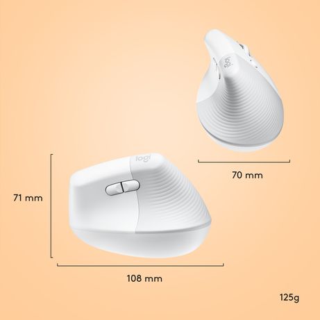 LIFT FOR MAC VERTICAL ERGOMOUSE OFF-WHITE/PALE GREY - EM EA - Imagen 9 de 16 LIFT FOR MAC VERTICAL ERGOMOUSE OFF-WHITE/PALE GREY - EM EA - Imagen 9 de 16