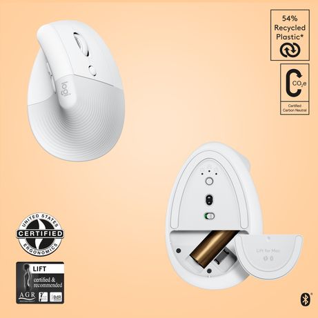 LIFT FOR MAC VERTICAL ERGOMOUSE OFF-WHITE/PALE GREY - EM EA - Imagen 16 de 16 LIFT FOR MAC VERTICAL ERGOMOUSE OFF-WHITE/PALE GREY - EM EA - Imagen 16 de 16