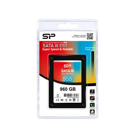 SILICON POWER Slim S55 SSD 960GB 2.5" 6Gbit/s Serial ATA III - Imagen 3 de 3 SILICON POWER Slim S55 SSD 960GB 2.5" 6Gbit/s Serial ATA III - Imagen 3 de 3