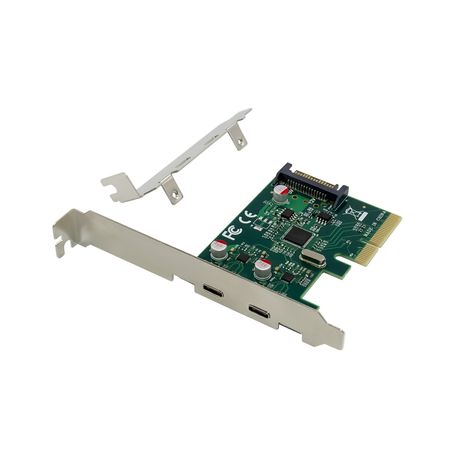 CONTROLADORA CONCEPTRONIC PCI EXPRESS X4 2 PUERTOS USB 3.2 GEN2 (2XUSB-C) - Imagen 2 de 3 CONTROLADORA CONCEPTRONIC PCI EXPRESS X4 2 PUERTOS USB 3.2 GEN2 (2XUSB-C) - Imagen 2 de 3
