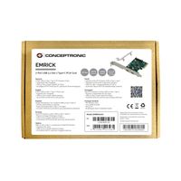 Miniatura 3 de CONTROLADORA CONCEPTRONIC PCI EXPRESS X4 2 PUERTOS USB 3.2 GEN2 (2XUSB-C)