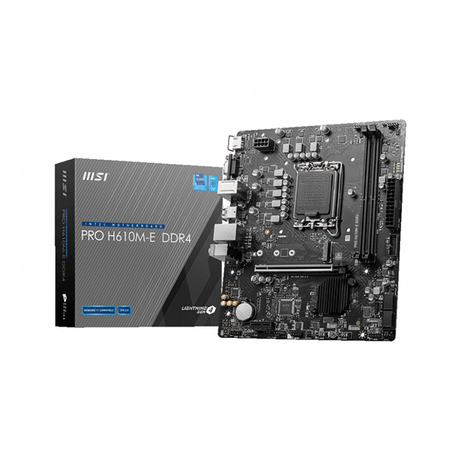 MSI Intel PRO H610M-E DDR4 LGA 1700 - Imagen 1 de 6 MSI Intel PRO H610M-E DDR4 LGA 1700 - Imagen 1 de 6