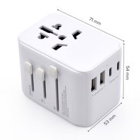 Miniatura 5 de ADAPTADOR DE ENCHUFE ELECTRICO UNIVERSAL 110-240V