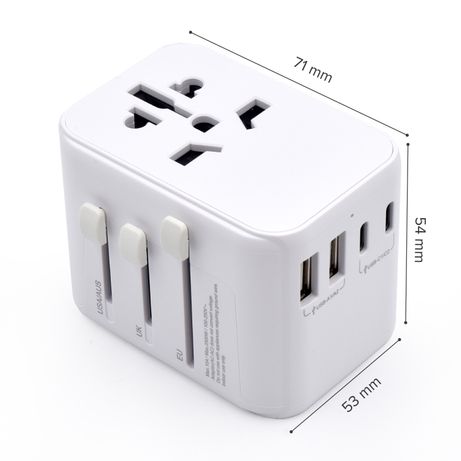 ADAPTADOR DE ENCHUFE ELECTRICO UNIVERSAL 110-240V - Imagen 5 de 6 ADAPTADOR DE ENCHUFE ELECTRICO UNIVERSAL 110-240V - Imagen 5 de 6