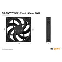Miniatura 7 de VENTILADOR BE QUIET SILENT WINGS PRO 4 140MM PWM