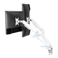 Miniatura 4 de SOPORTE MESA MONITOR/TV TOOQ DB4132TNR-W 17´´/32´´ MAX.9KG BLANCO 2 BRAZOS