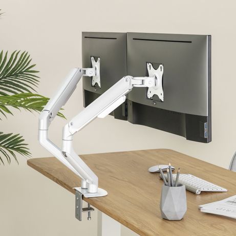 SOPORTE MESA MONITOR/TV TOOQ DB4132TNR-W 17´´/32´´ MAX.9KG BLANCO 2 BRAZOS - Imagen 7 de 9 SOPORTE MESA MONITOR/TV TOOQ DB4132TNR-W 17´´/32´´ MAX.9KG BLANCO 2 BRAZOS - Imagen 7 de 9