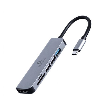 ADAPTADOR MULTIPUERTO USB TIPO-C 6 EN 1 HUB HDMI LECTOR DE TARJETAS - Imagen 2 de 3 ADAPTADOR MULTIPUERTO USB TIPO-C 6 EN 1 HUB HDMI LECTOR DE TARJETAS - Imagen 2 de 3